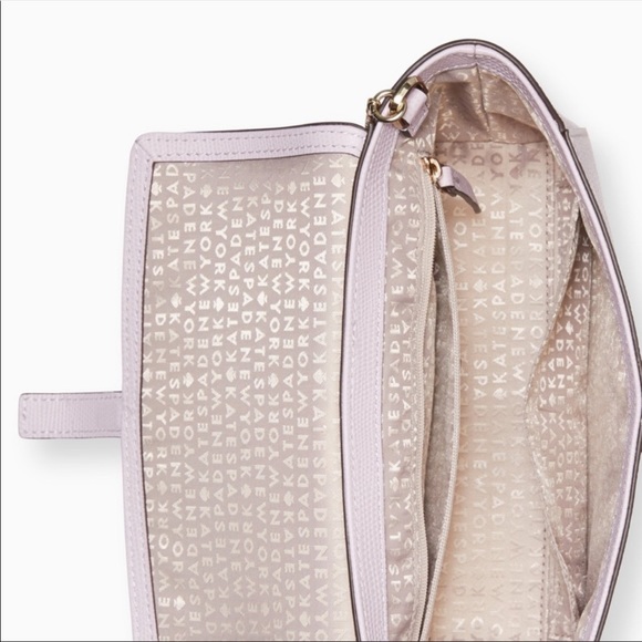 THE EMMIE KATE SPADE LAVENDER CROSSBODY BAG SHOULDER BAG THE EMMIE ⭐️⭐️⭐️⭐️⭐️ - Picture 4 of 10